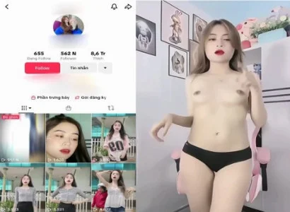 Chén em Tiktoker da trắng vóc dáng cực ngon